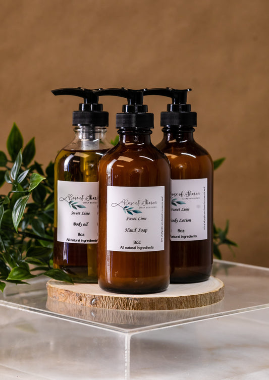 Lotion & Oil & Soap Set